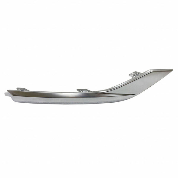 Bumper Molding Rear Driver Side Hyundai Santa Fe 2021-2023 Satin Chrome Exclude Hatchback , Hy1146112
