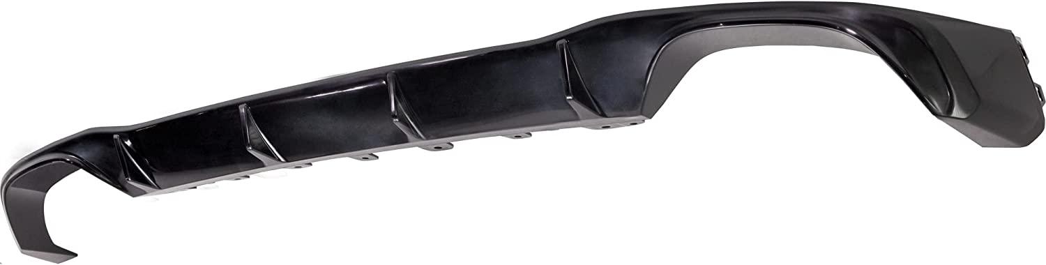 Pare-chocs arrière avec jupe pour Hyundai Sonata 2018-2019 avec double sortie d'échappement, HY1195122
