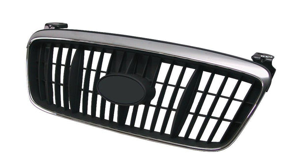 2001-2003 Hyundai Elantra Grille Chrome/Black