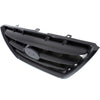 2004-2006 Hyundai Elantra Grille Sedan Black With Fog Lamp Hole Type