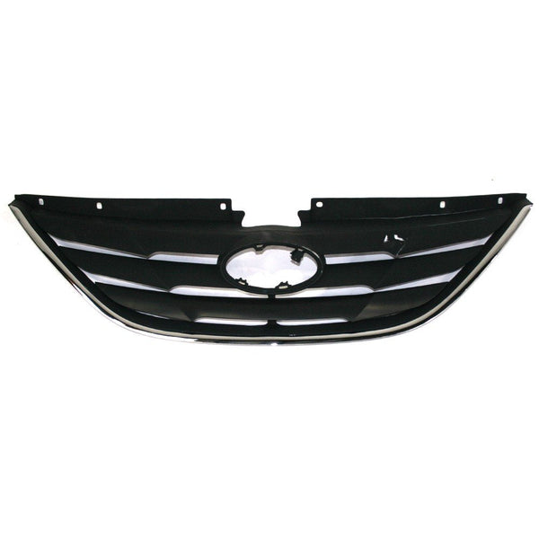 Grille Hyundai Sonata 2011-2013 Chrome/Black , Hy1200154U