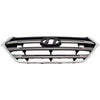 2016 Hyundai Tucson Grille Black/Silver With Chrome Molding