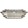 2017-2018 Hyundai Elantra Sedan Grille Smoked Gray With Chrome Without Auto Cruise Usa Built
