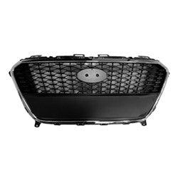 Calandre Hyundai Sonata Hybride 2016-2017 sans régulateur de vitesse adaptatif/hybride rechargeable, HY1200218