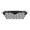 Grille Ptd Hyundai Tucson 2019-2021 Black With Silver Front Ame Without Camera , Hy1200225U