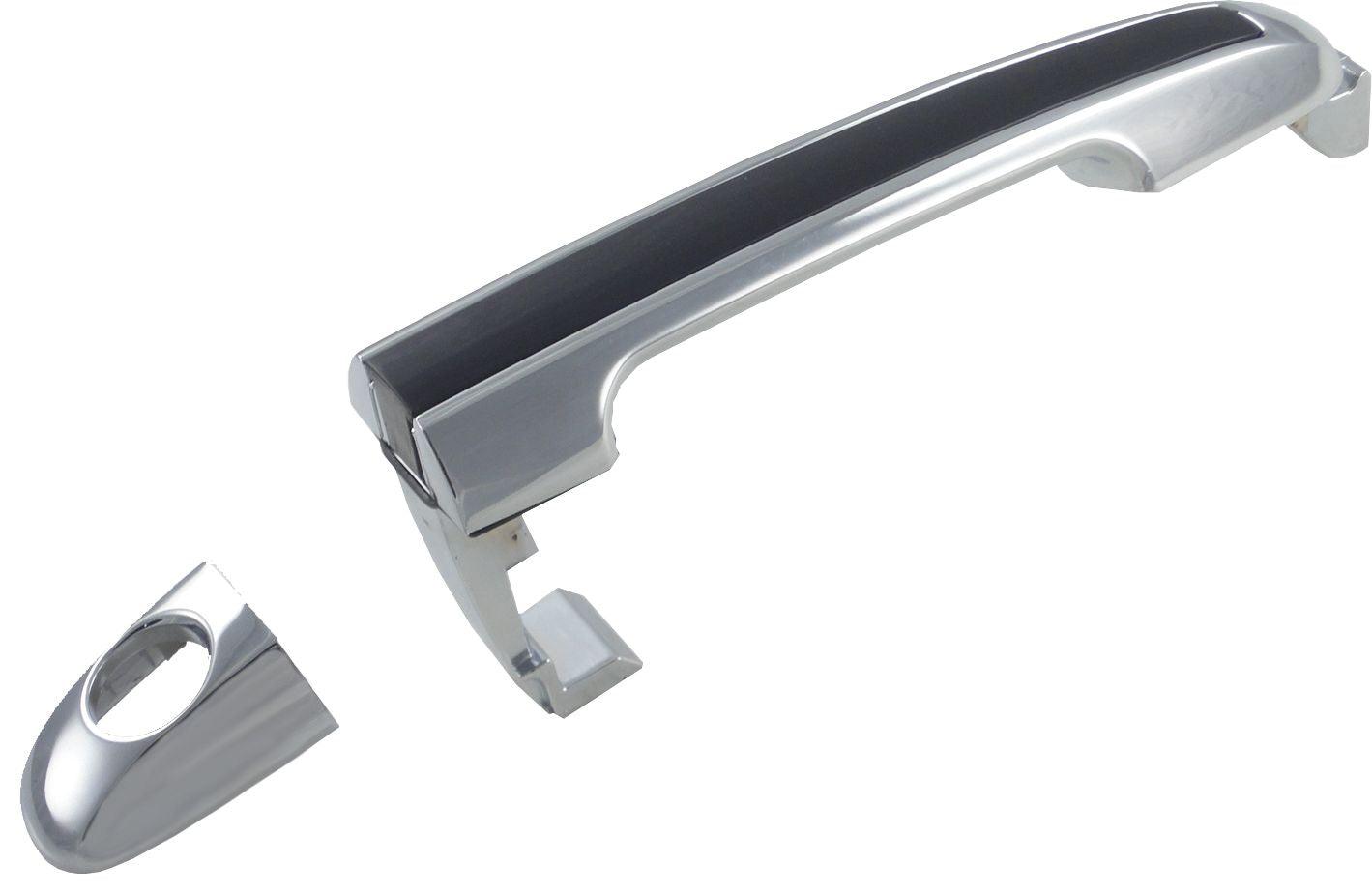 Poignée de porte extérieure avant côté conducteur Hyundai Sonata 2006-2010 (chrome avec bande noire), HY1310123