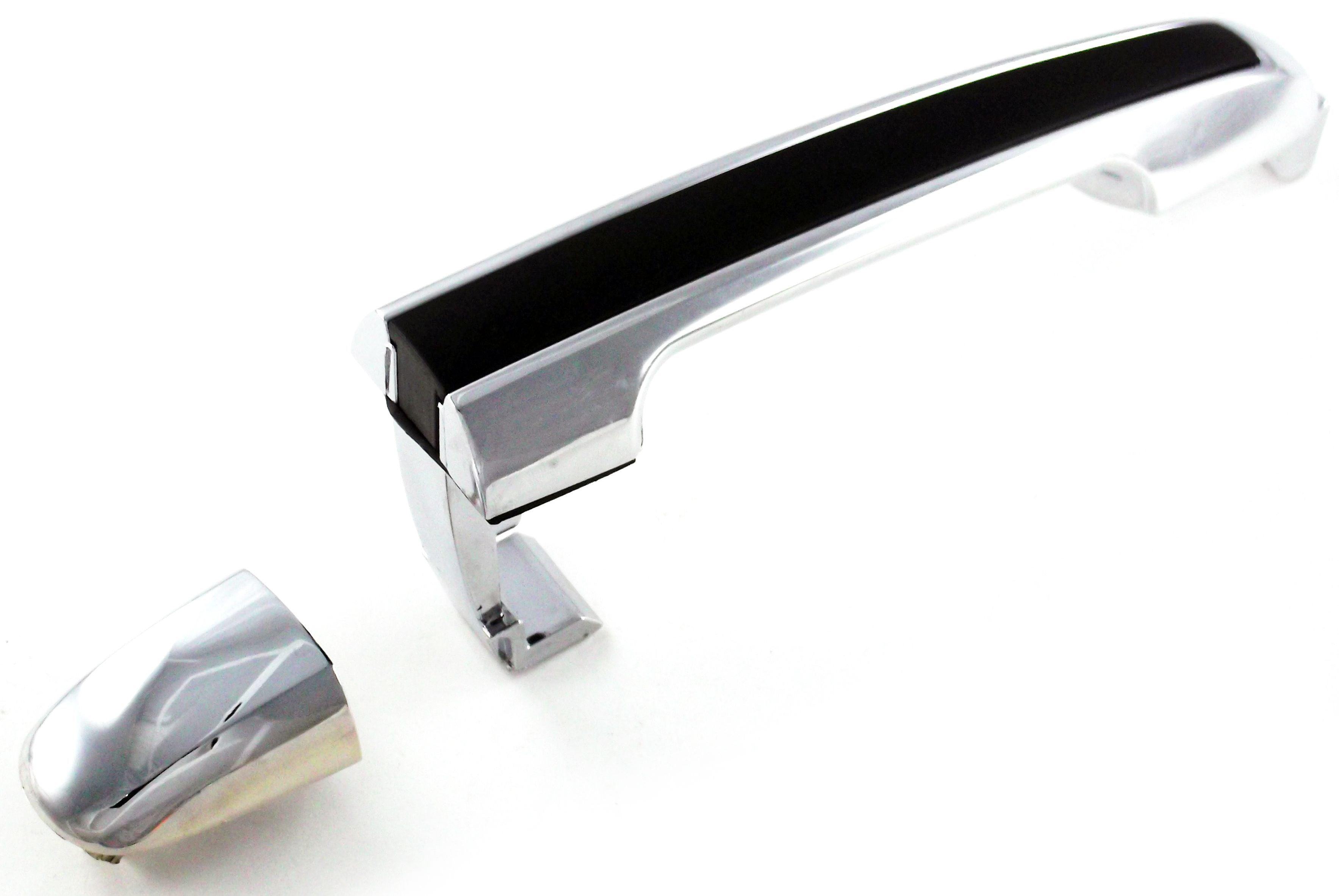 Poignée de porte extérieure avant côté passager pour Hyundai Sonata 2006-2010 (chrome/bande noire), HY1311123