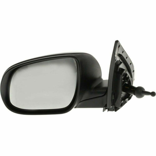 2010-2011 Hyundai Accent Hatchback Mirror Driver Side Manual Black
