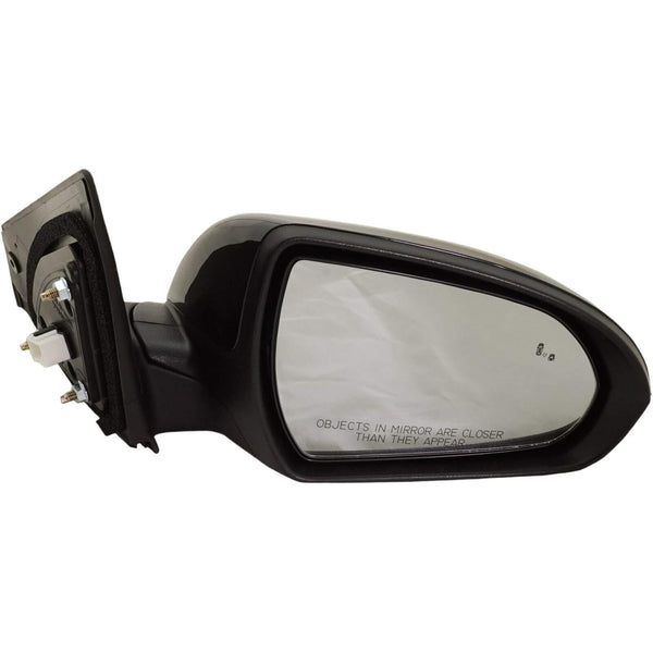 2017-2018 Hyundai Elantra Sedan Mirror Passenger Side Power Manual Heated With Blind Spot Without Signal/Memory