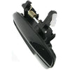 2001-2006 Hyundai Elantra Door Handle Rear Driver Side Outer Black Ptm