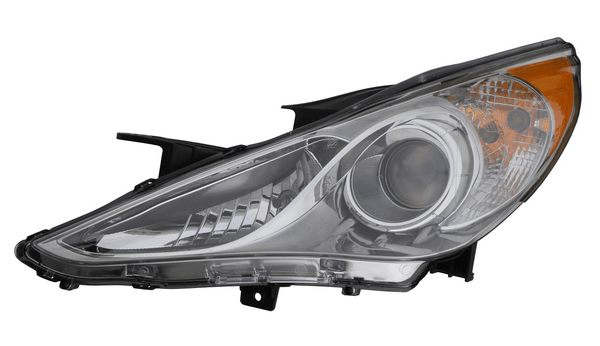 2011-2014 Hyundai Sonata Head Lamp Driver Side Chrome Bezel (Se/Ltd)