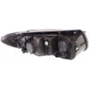 2012 Hyundai Santa Fe Head Lamp Driver Side Halogen With Clear Lower Reflector Black Bezel High Quality