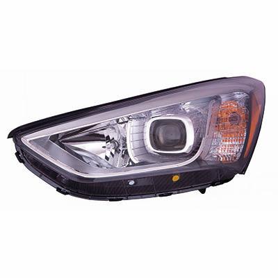 Phare avant gauche halogène de haute qualité pour Hyundai Santa Fe 2013-2016 (modèles GLS/Ltd), référence HY2502175