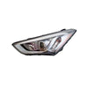 2013-2016 Hyundai Santa Fe Sport Head Lamp Driver Side Hid Sports Black Bezel High Quality