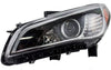 2015-2017 Hyundai Sonata Head Lamp Driver Side Halogen With Black Bezel/Chrome Trim/Sonata 15-17/Sport/Limited16-17