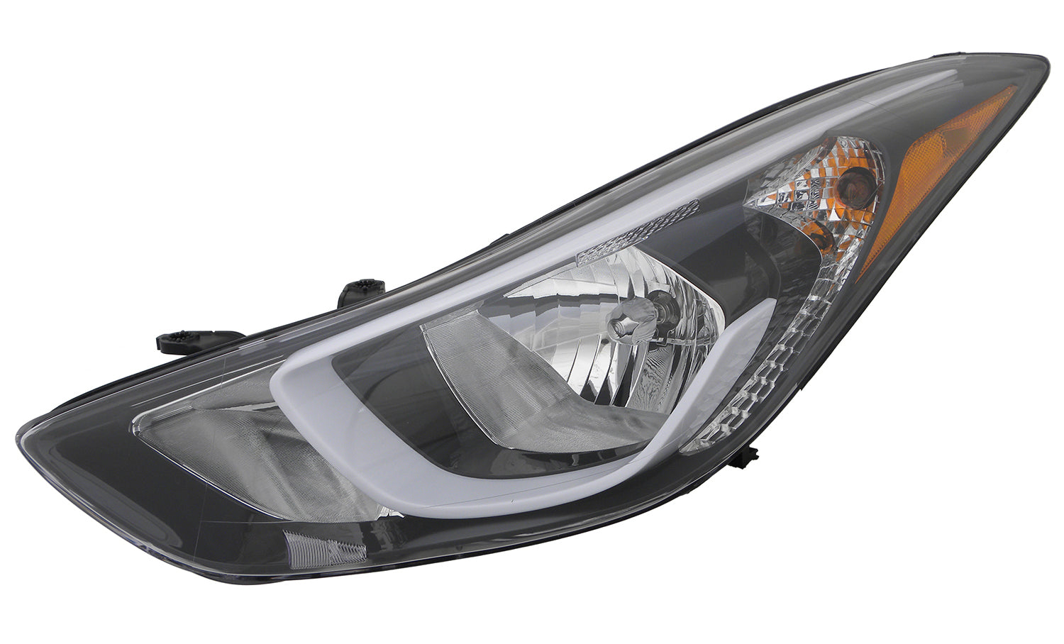 Phare avant gauche pour Hyundai Elantra Sedan 2014-2016 (fabrication coréenne), référence Hy2502189C - Hunt Parts