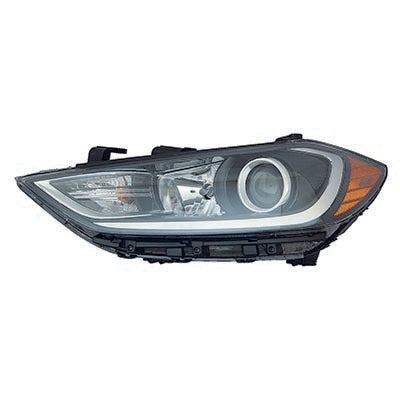 Phare avant gauche halogène pour Hyundai Elantra Sedan 2017-2018 (fabrication coréenne), référence Hy2502204C - Hunt Parts
