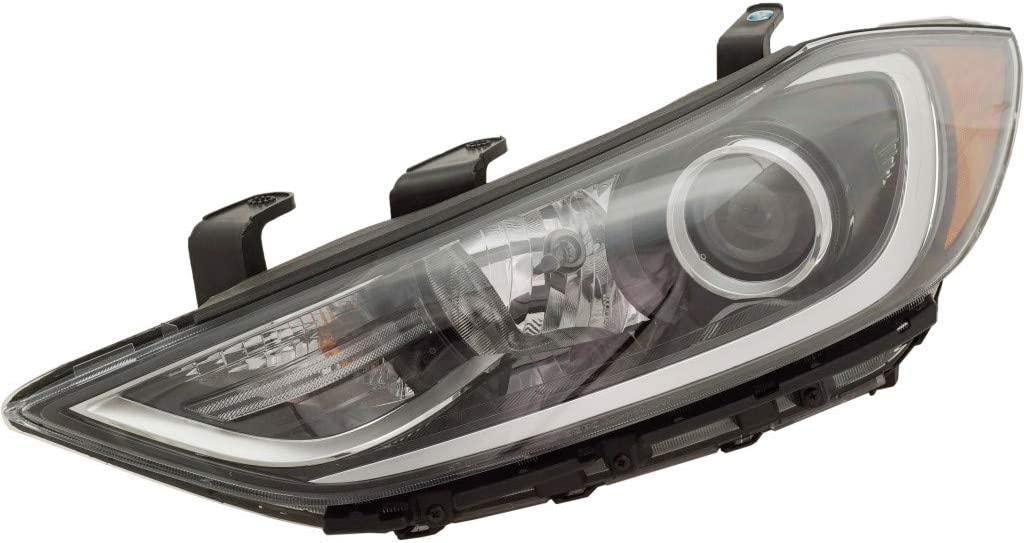 Phare avant gauche (côté conducteur) pour Hyundai Elantra Berline 2017-2018, HID adaptatif haute qualité, HY2502207