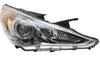 2011-2014 Hyundai Sonata Head Lamp Passenger Side Chrome Bezel (Se/Ltd) High Quality