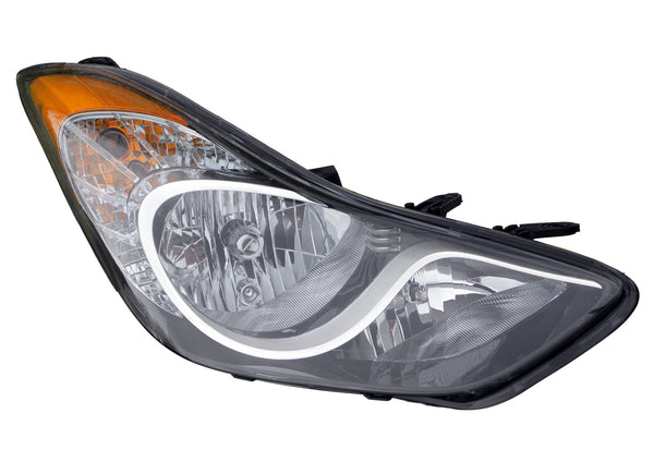 Head Lamp Passenger Side Hyundai Elantra Coupe 2013 Usa Built Capa , Hy2503161C