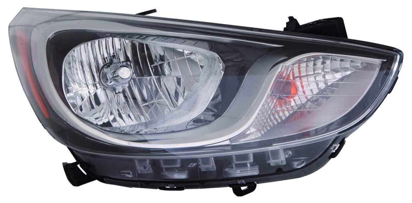 Phare avant côté passager pour Hyundai Accent Hatchback 2012-2014, haute qualité, HY2503163