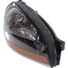 2008-2009 Hyundai Tucson Head Lamp Passenger Side Orange Reflector Black Bezel High Quality