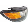 2012 Hyundai Santa Fe Head Lamp Passenger Side Halogen With Clear Lower Reflector Black Bezel High Quality