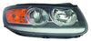 Head Lamp Passenger Side Hyundai Santa Fe 2012 Halogen With Clear Lower Reflector Black Bezel Capa , Hy2503166C