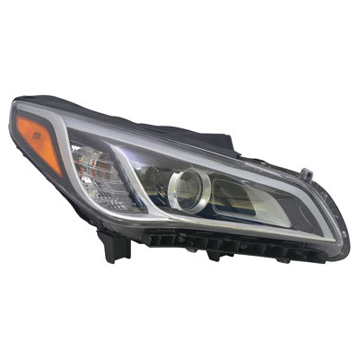 Phare avant côté passager Hyundai Sonata 2015-2017, ampoule HID Capa, référence HY2503184C - Hunt Parts