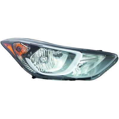 Phare avant côté passager pour Hyundai Elantra Sedan 2014-2016, halogène, fabriqué aux États-Unis, référence HY2503187U - Hunt Parts