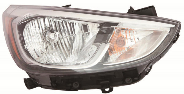 2015-2017 Hyundai Accent Hatchback Head Lamp Passenger Side Halogen Without Led High Quality
