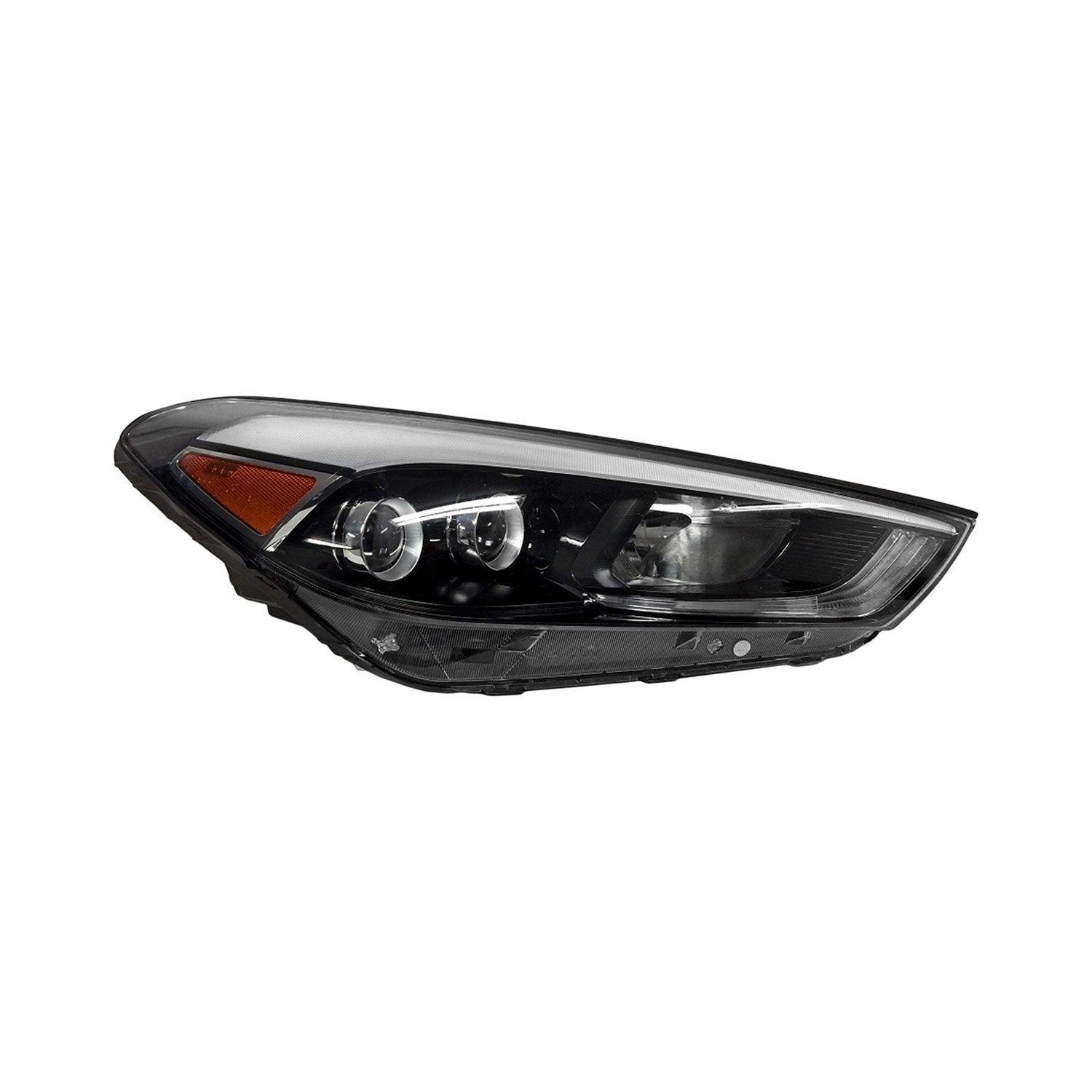 Phare avant côté passager pour Hyundai Tucson 2016-2018, halogène avec LED haute qualité, HY2503200
