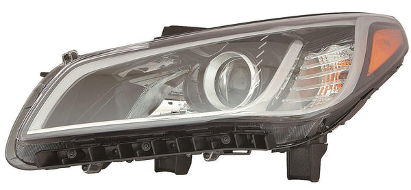 2016-2017 Hyundai Sonata Head Lamp Passenger Side Halogen Se/Eco High Quality