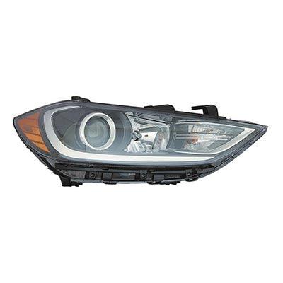 2017-2018 Hyundai Elantra Sedan Head Lamp Passenger Side Halogen Without Drl Se Model Korea Built High Quality