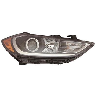 Phare avant côté passager pour Hyundai Elantra Berline 2017-2018, halogène, avec feux de jour intégrés au pare-chocs, fabrication américaine de haute qualité, HY2503210