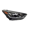 Head Lamp Passenger Side Hyundai Santa Fe 2017-2018 Halogen Without Sport Capa , Hy2503211C