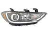 Head Lamp Passenger Side Hyundai Elantra Sedan 2017-2018 Hid 1.6L Turbo High Quality , HY2503226