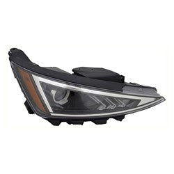 Head Lamp Passenger Side Hyundai Elantra Sedan 2019-2020 Halogen Korea Built Without Led Drl Capa , Hy2503239C