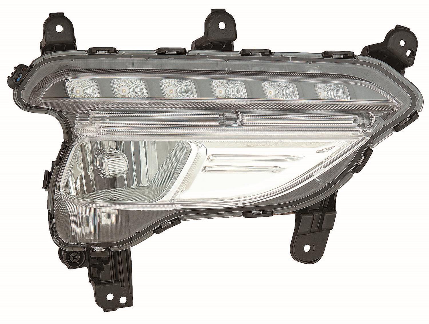 Phare antibrouillard avant côté conducteur pour Hyundai Santa Fe Sport 2017-2018 (modèle Sport) avec moniteur de vision panoramique, référence Hy2592164C - Hunt Parts