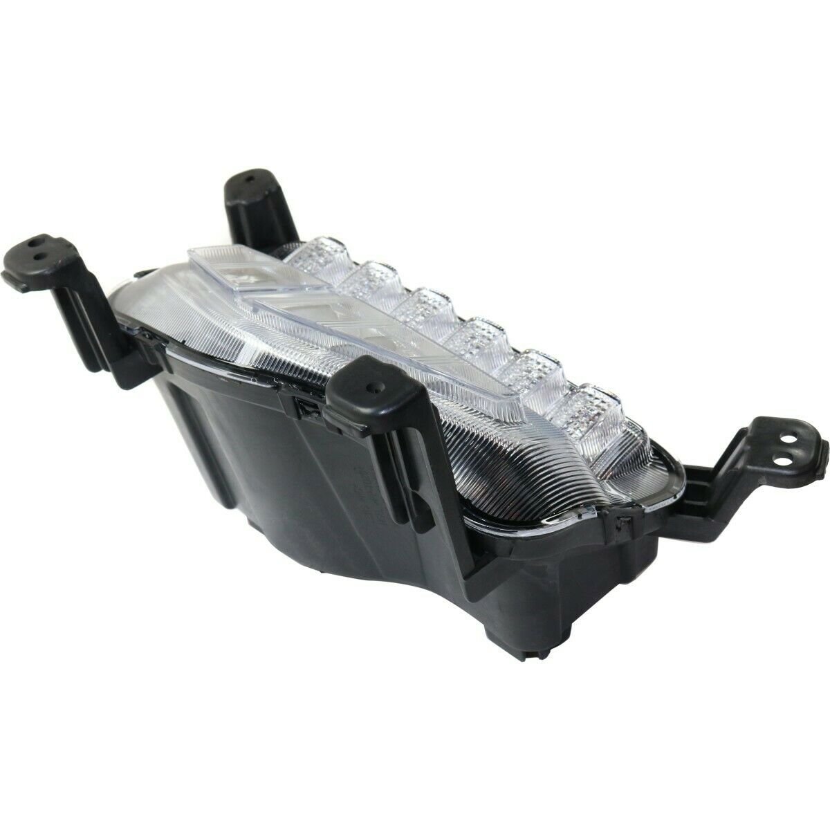 Phare antibrouillard avant gauche à LED avec feux de jour (sans pack sport) pour Hyundai Santa Fe 2017-2018, référence Hy2592165C - Hunt Parts