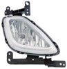 Fog Lamp Front Passenger Side Hyundai Elantra Sedan 2011-2013 Usa Built Capa , Hy2593138C