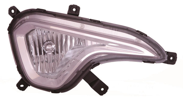 Fog Lamp Front Passenger Side Hyundai Santa Fe 2013-2016 Gls/Ltd Capa , Hy2593144C