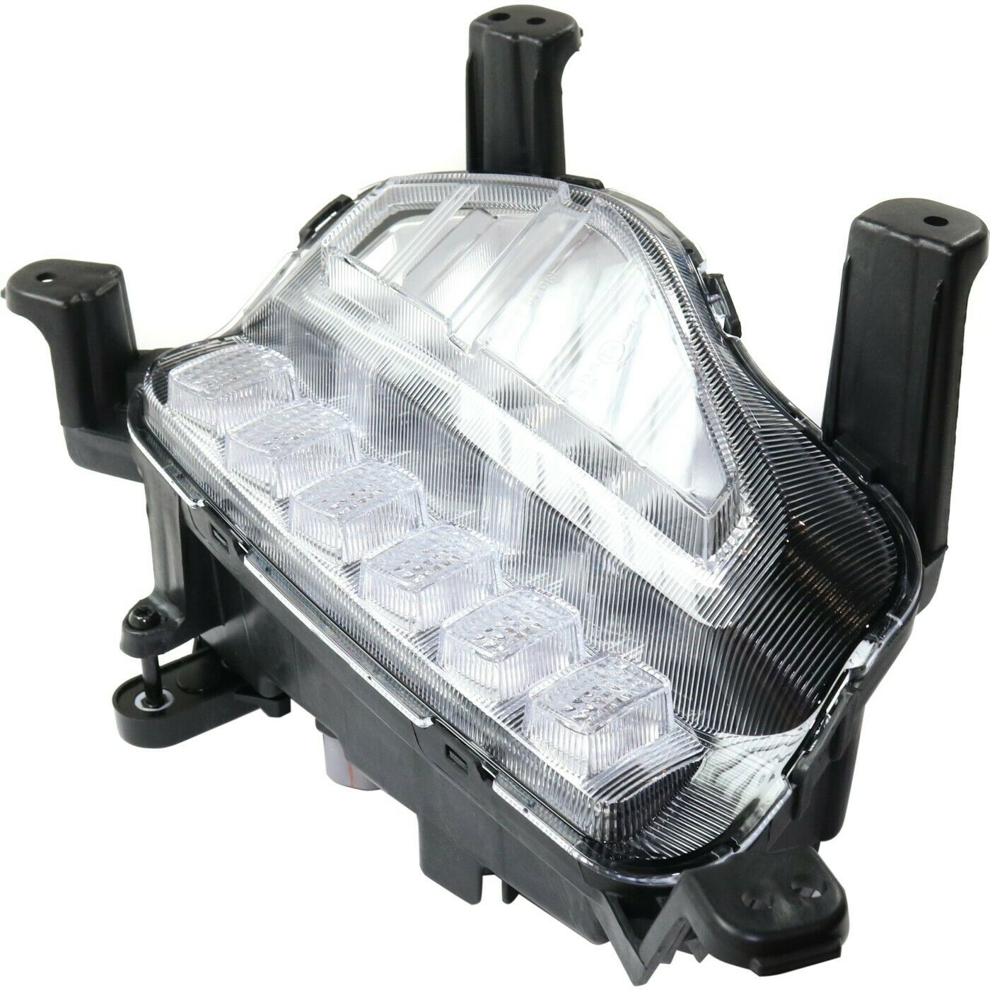 Phare antibrouillard avant droit (côté passager) à DEL avec feux de jour (sans ensemble Sport) pour Hyundai Santa Fe 2017-2018, référence Hy2593165C - Hunt Parts