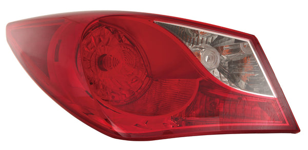 Tail Lamp Driver Side Hyundai Sonata 2011-2014 Exclude Hybrid Capa , Hy2804116C