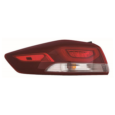 Feu arrière côté conducteur pour Hyundai Elantra Berline 2017-2018, type LED, référence Hy2804141C - Hunt Parts