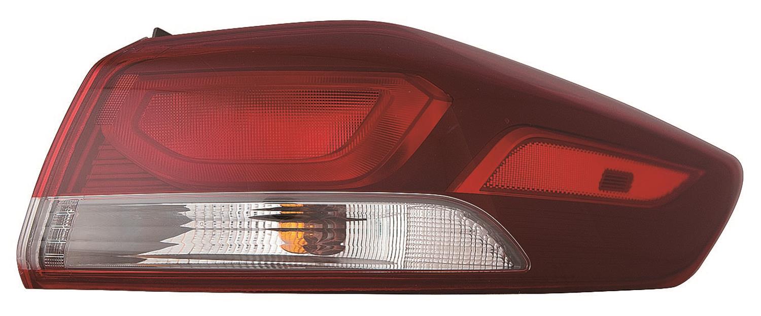 Feu arrière côté passager pour Hyundai Elantra Sedan 2017-2018, type d'ampoule SE, modèle fabriqué en Corée, référence Hy2805142C - Hunt Parts