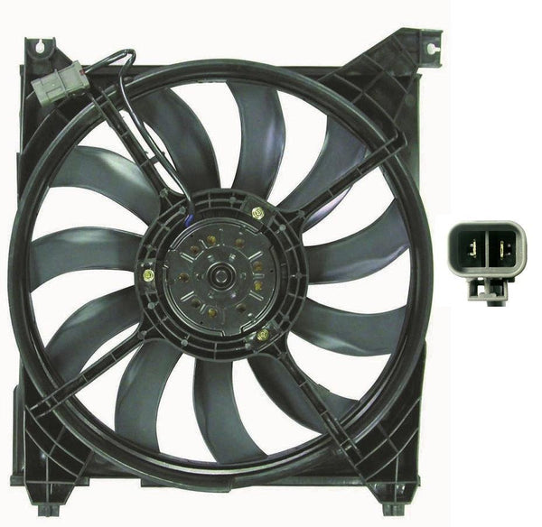 2001-2006 Hyundai Santa Fe Radiator Fan Assembly