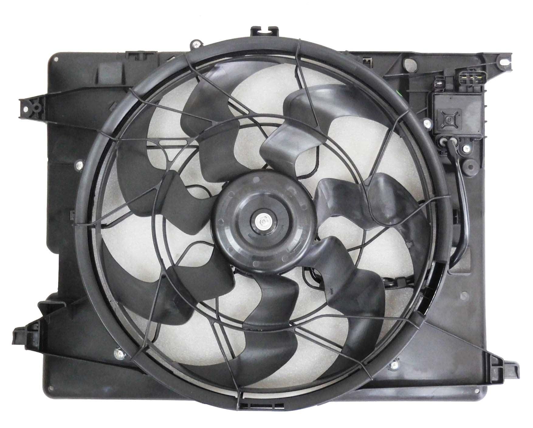 Ensemble ventilateur de refroidissement pour Hyundai Genesis Sedan 2015-2016 avec module de commande, HY3115157