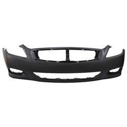 2014-2015 Infiniti Q60 Convertible Bumper Front Primed Without Aero Pkg/11-15 Without Sport Pkg/08-10 Sport Model