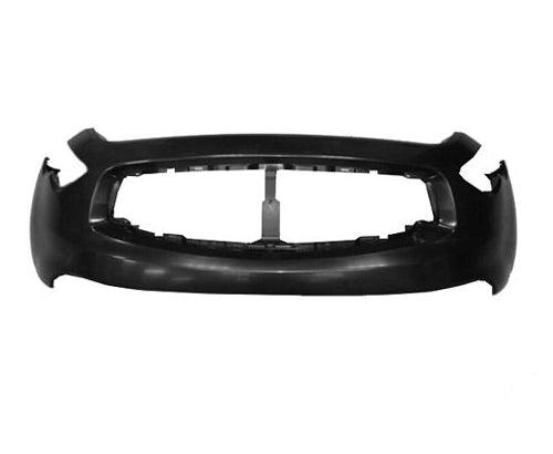 2009-2011 Infiniti Fx50 Bumper Upper Front Primed Without Sensor Hole